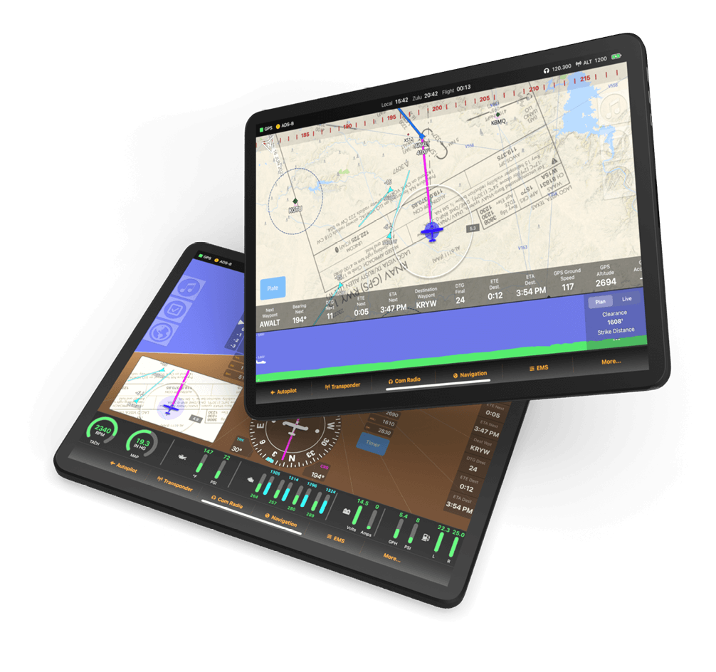 FlightView EFIS screens